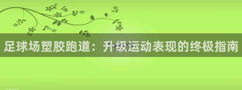 凯时尊龙官网网址：足球场塑胶跑道：升级运动表现的终极指南