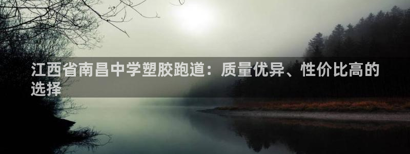 尊龙目前情况：江西省南昌中学塑胶跑道：质量优异、性价